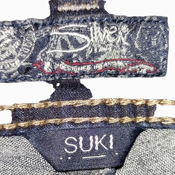 Silver Suki Mid Bermuda Capris Size 28 - Picture 4 of 6